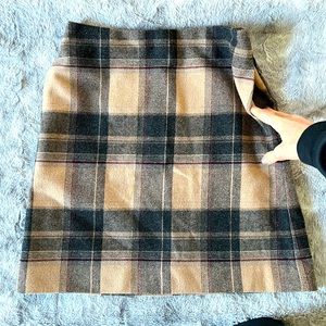 Plaid Uniqlo miniskirt